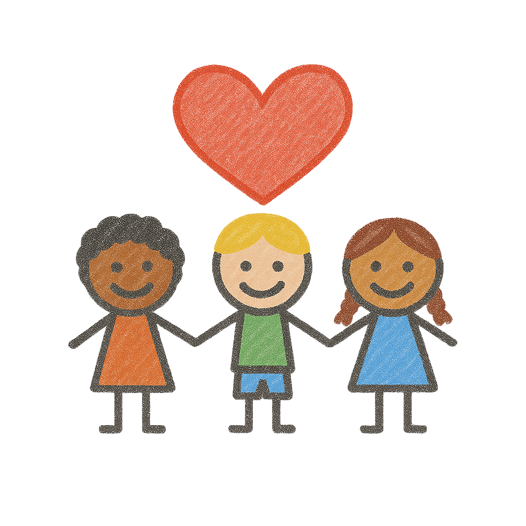 Graphic for nurturing and inclusive space.